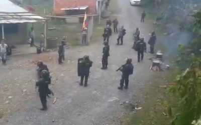 Enfrentamientos con el Esmad dejan un campesino muerto en Santander