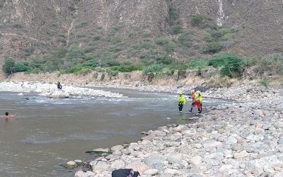 Continúa la búsqueda del menor que cayó al río Chicamocha