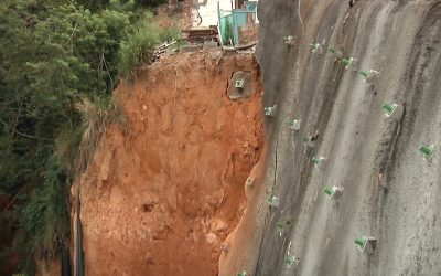 Temor en el barrio Nariño por inminente colapso de viviendas