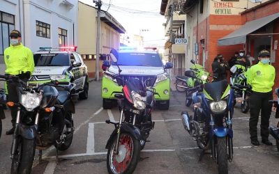 Policía recupera motos robadas e incautan armas de fuego