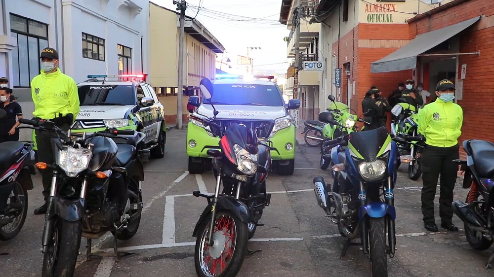 Policía recupera motos robadas e incautan armas de fuego