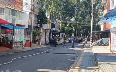 Vehículo chocó contra una vivienda y ocasionó una fuga de gas