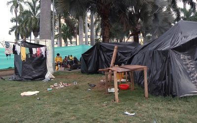Grupo indígena se niega a salir del parque García Rovira