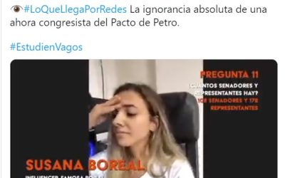 Cabal mandó a estudiar a nueva congresista que no sabe cuántos departamentos tiene Colombia