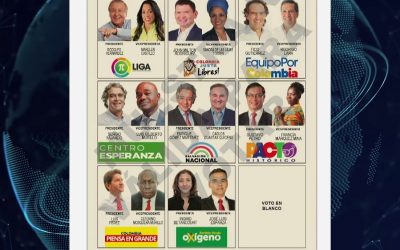 Entérese | Así quedó el tarjetón electoral a la presidencia