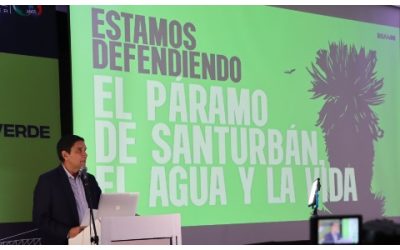 Juan Carlos Cárdenas solicitó suspender proceso de delimitación del Páramo de Santurbán