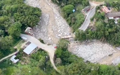 Desde el aire se monitorean los ríos de Tona y Charta