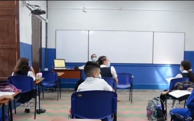 Dos municipios del área quitaron el tapabocas en los colegios