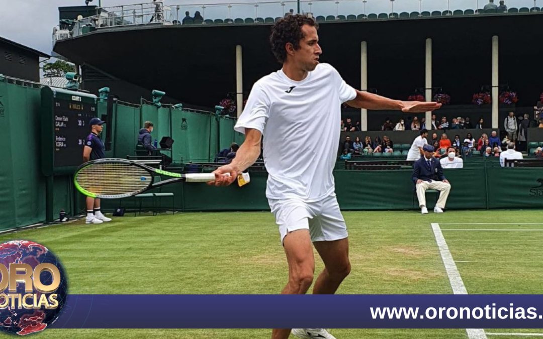 El santandereano Daniel Galán hace historia en Wimbledon