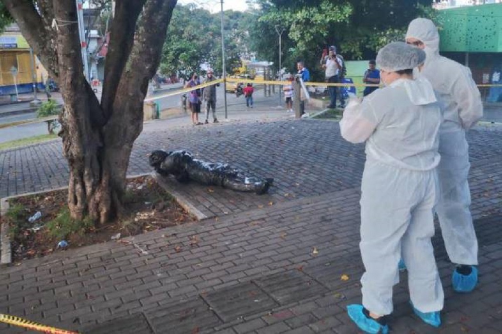 Vídeo | Con falsos cuerpos promueven el voto en Bucaramanga