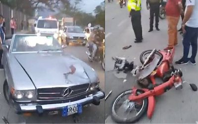 Motociclista de 66 años muere arrollado por un carro en el Anillo Vial