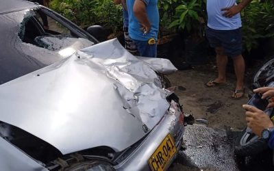 Murió niño de cuatro años en accidente de tránsito en Santander