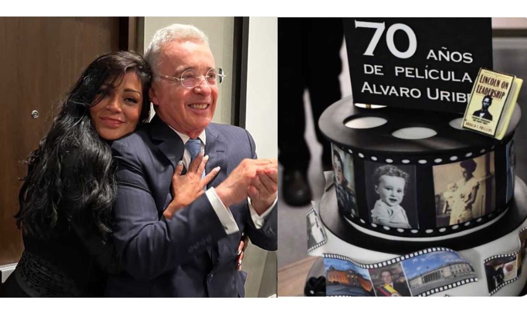 De película | Marbelle le cantó a Uribe y él le respondió con un poema