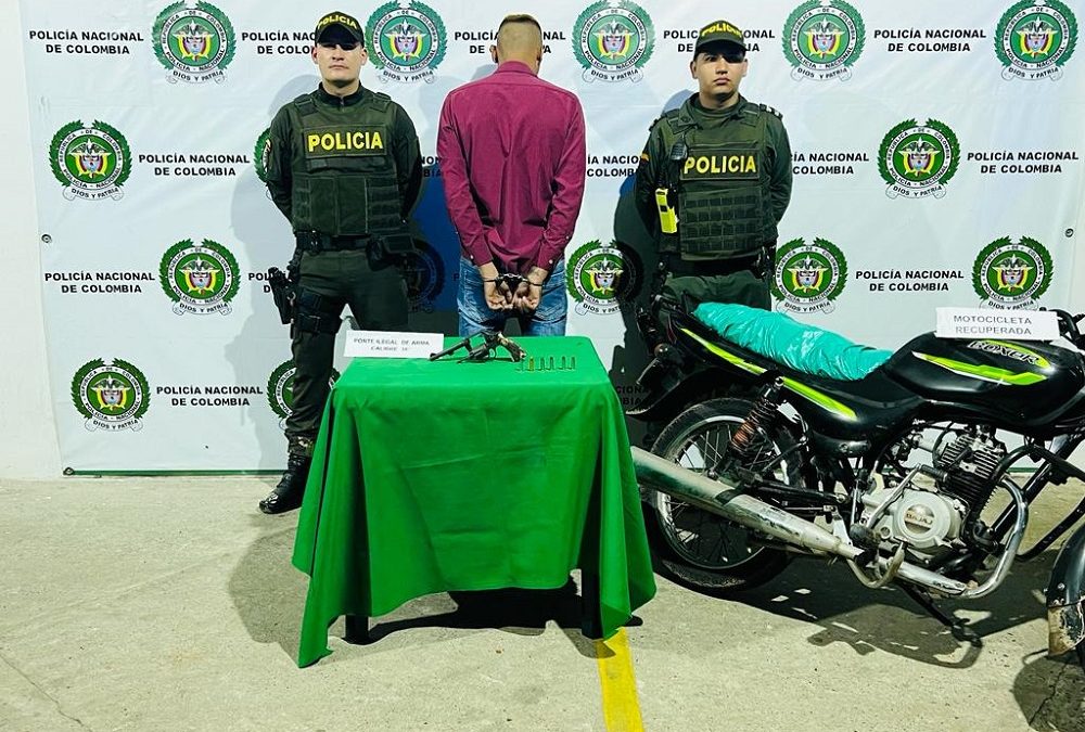 ‘El Loco Elvis’ fue capturado por hurtar una motocicleta en Barrancabermeja