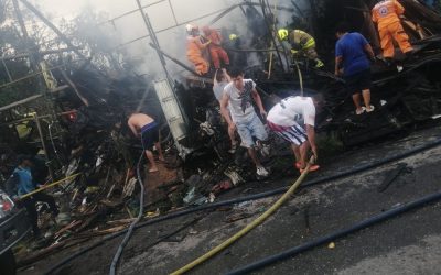 Atención | Controlan voraz incendio registrado en el norte de Bucaramanga