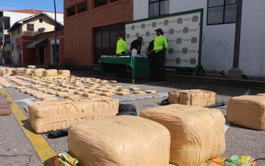 Policía incauta 400 kilogramos de Marihuana en el norte de Bucaramanga
