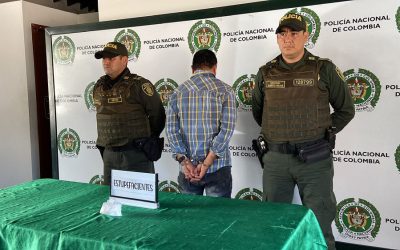 Capturado adulto mayor con droga cuando se transportaba en un bus