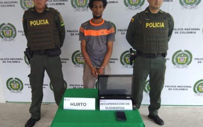 Ladrón capturado por la comunidad del barrio Colombia