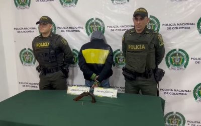 Capturado ‘Condorito’ por porte de arma y tener vigente una orden judicial por hurto