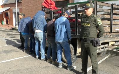 Cinco hombres hurtaron 40 metros de cable en el Café Madrid