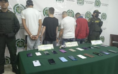 ¡Qué tal esto! Les encontraron más de 20 celulares hurtados en el norte