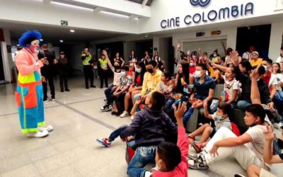 Por primera vez niños del norte visitaron una sale de cine