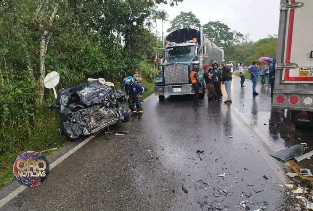Murió coronel retirado en choque que dejó cuatro personas más heridas