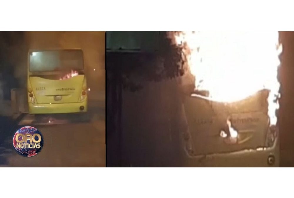 Bus de Metrolínea se incendió en la vía a Piedecuesta