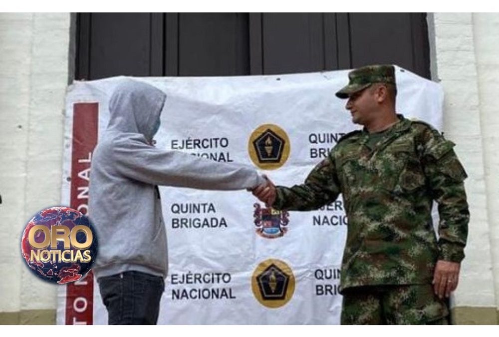 Criminal decidió entregarse al Ejército Nacional