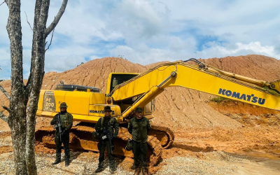 Golpes a la minería ilegal y el hurto en el Magdalena Medio