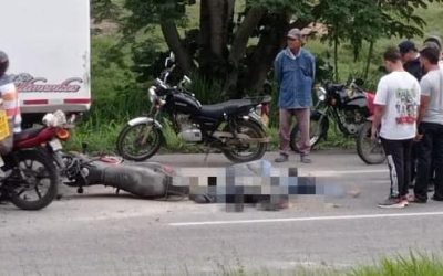 Fatal accidente en la vía a Aguachica, dos motociclistas murieron