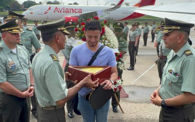 Sentido homenaje a teniente asesinado en San Calixto