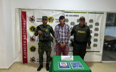 En Puerto Wilches fue capturado alias ‘Nono’ uno de los más buscados en Bucaramanga