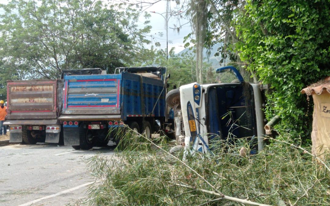 12 personas heridas tras accidente en la vía Lebrija – Girón