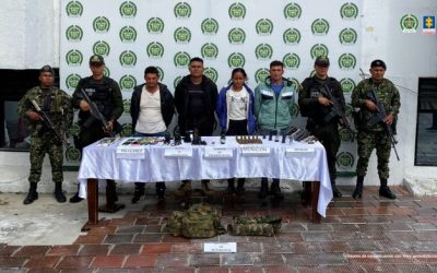 Capturados cuatro presuntos integrantes de las disidencias de las Farc