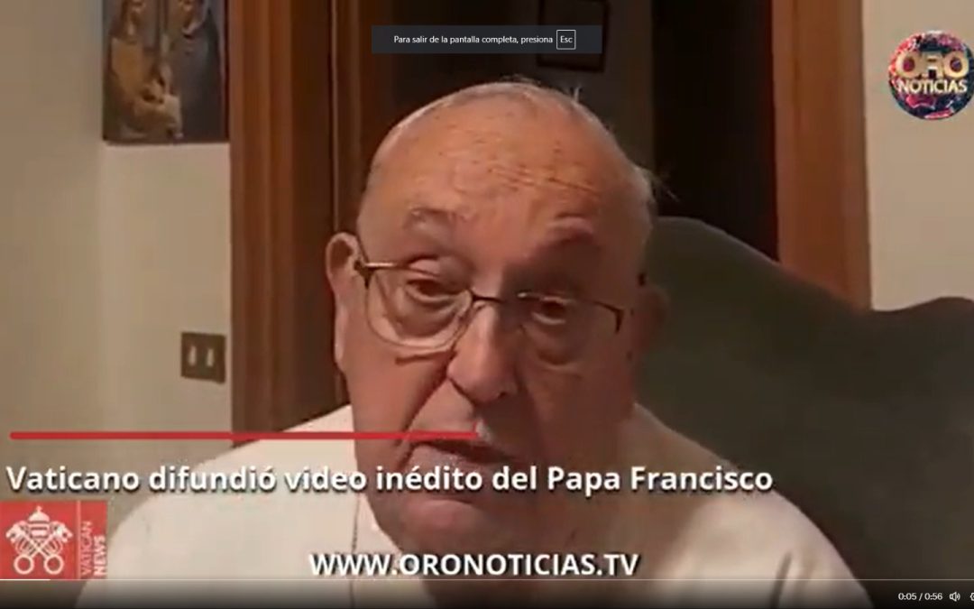 El emotivo mensaje del Papa Francisco a los jóvenes: «Escuchen a sus abuelos»