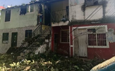 Árboles caídos, apagones y deslizamientos dejó tormenta en Bucaramanga