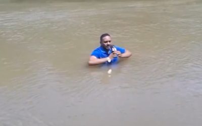 Periodista grababa una nota… y pisó el cuerpo de una niña desaparecida