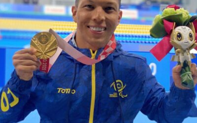 El santandereano Nelson Crispín hizo historia con cinco medallas para Colombia