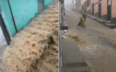 Barro, miedo y pérdidas: así amaneció Convención tras aguacero