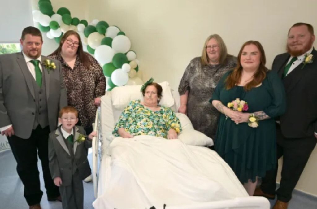 ¡Emotivo! Hospital organizó boda para paciente con cáncer terminal