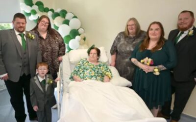 ¡Emotivo! Hospital organizó boda para paciente con cáncer terminal