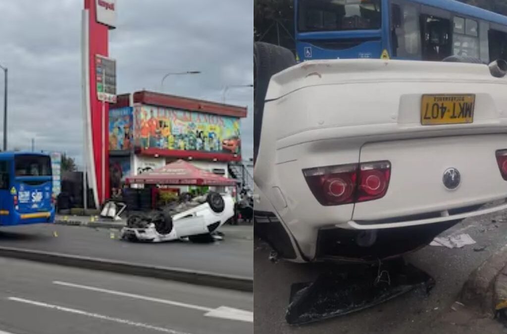 Fatal accidente en Bogotá: conductor perdió el control y dejó dos muertos