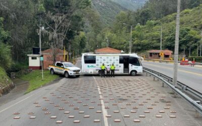 Capturaron a conductor con 266 paquetes de cocaína en la vía Bogotá–Villavicencio