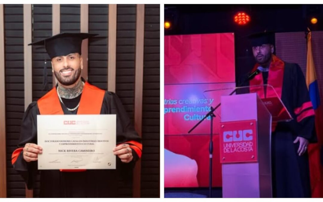 Más allá del reguetón: Nicky Jam es reconocido con Doctorado Honoris Causa