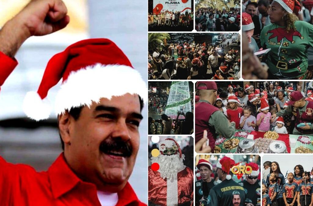 Entre villancicos y buques de guerra, Maduro decreta que “Venezuela huele a Navidad”