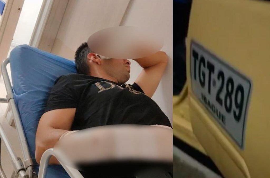 “Solo quería trabajar y casi me mata”: taxista brutalmente herido
