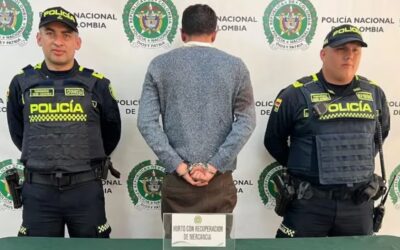 ¡Otra vez! Hombre con brazalete del Inpec capturado robando en Bogotá