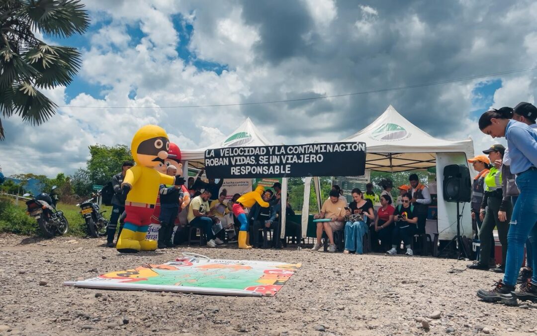 Campaña de seguridad vial en La Lizama durante la semana de receso