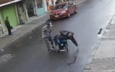 Hombre en silla de ruedas fue víctima de violento robo en Bogotá